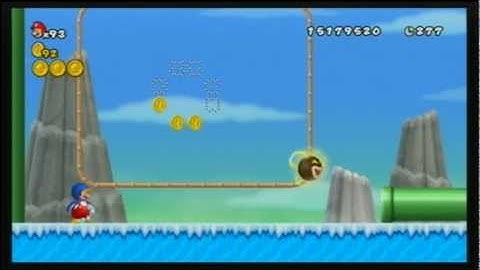 NSMBW - Icy Mountain