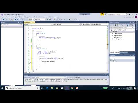 lesson 20: what is a Constructors in C# وانەی ١٨: مێسۆد لە