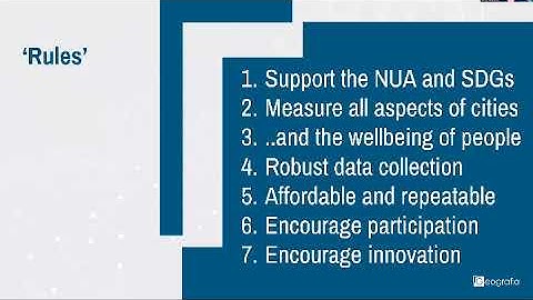 SDG Cities Global Conference Session 2: Global Urban Monitoring Framework and its local application