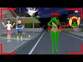 Yuta Mio Panik CCTV Merekam HANTU BERTANDUK Menyerang Kota Sakura 😱|sakura school simulator