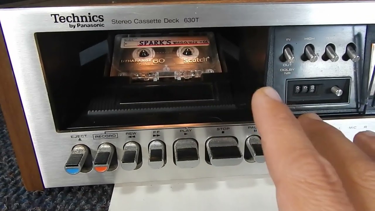 VENDA - TECHNICS 630T TAPE DECK JAPONÊS ANOS 70 - NO ESTADO - LINK