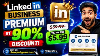 LinkedIn Business Premium at 90% Discount | Safe Activation Guide 2026 | Only on #cheapestgame