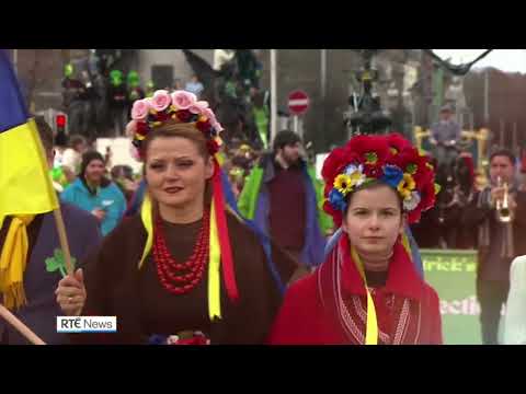 Patrick Dexter on RTE News Patricks Day 2022 - Standing in Solidarity with Ukraine
