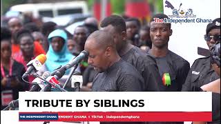 Christian Atsu's funeral service: Tribute by Siblings