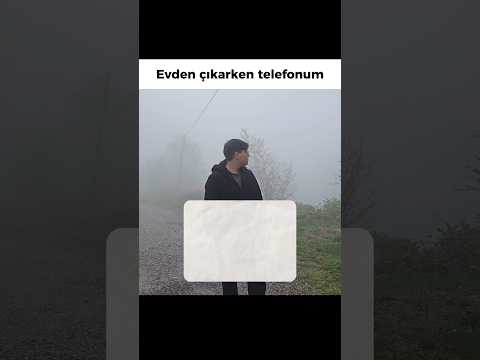evden çıkarken telefon