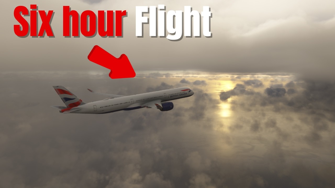 Rainy Departure from Heathrow for a Seven Hour Flight in the A350-1000! | MSFS 2024 | EGLL - DGAA |