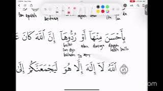 SURAH ANNISA’ MUKASURAT 091