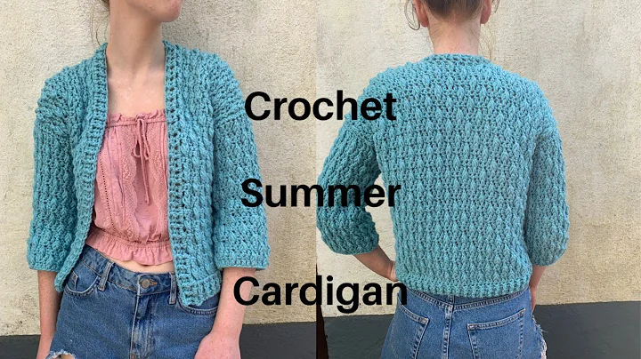 Crochet Textured Summer Cardigan
