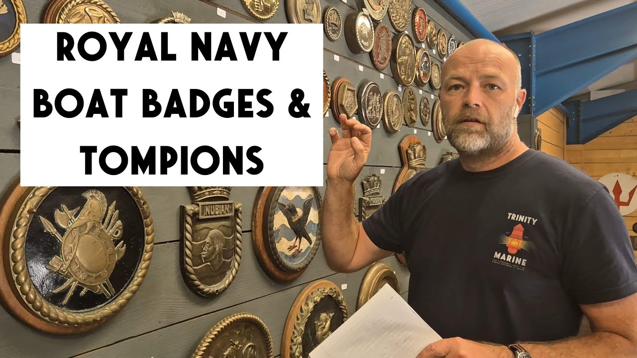 Royal Navy Boat badges and Tompions
