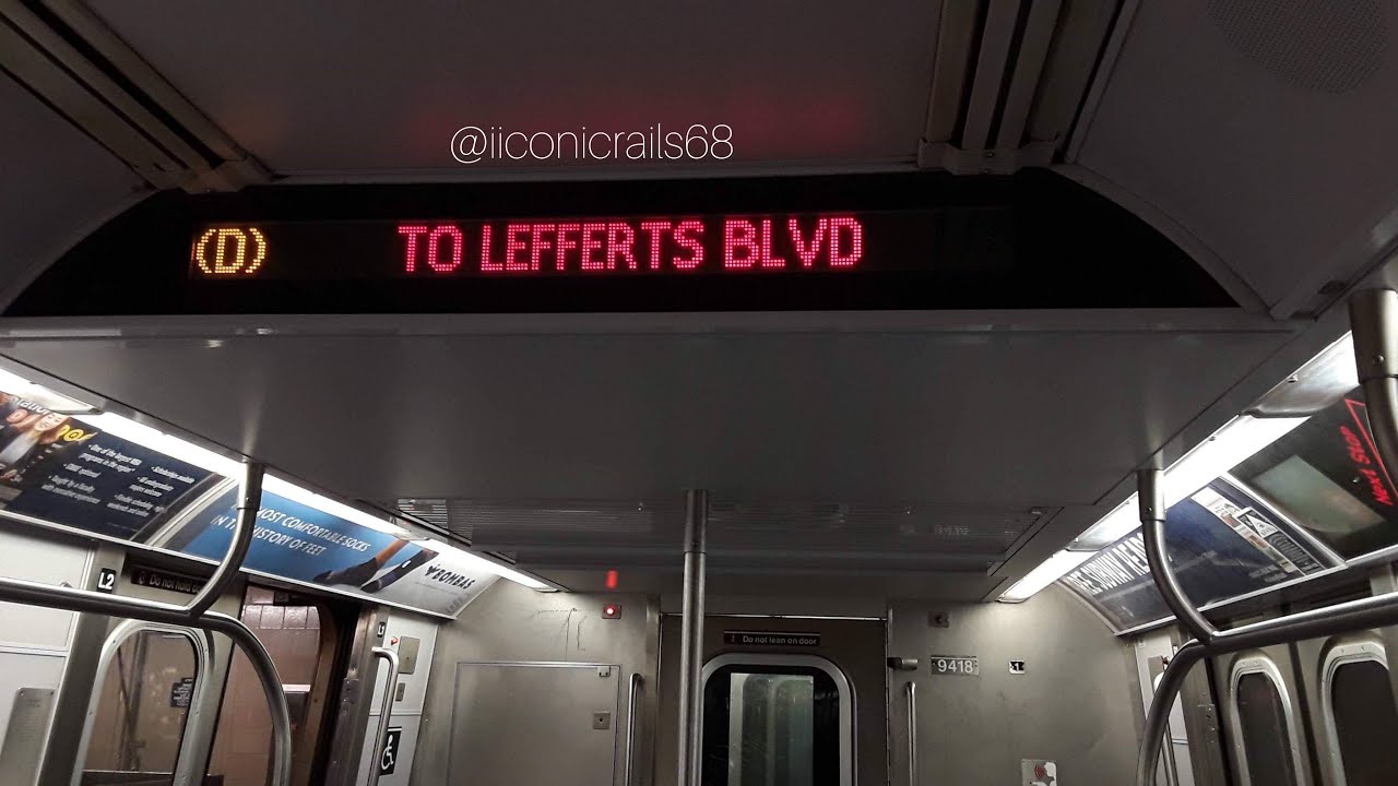 ⁴ᴷ R160A (D) To Ozone Park - Lefferts Blvd Announcements
