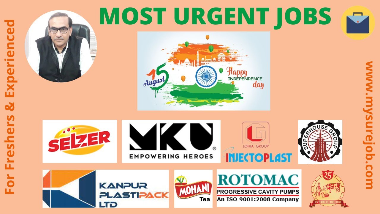 Happy Independence Day to All Most Urgent Job Openings Jobs for