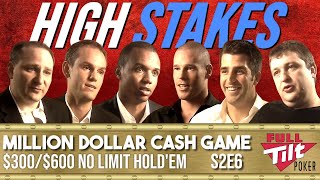 MILLION DOLLAR CASH GAME $300/$600 HIGH STAKES (Phil Ivey, Antonius, Tony G) S2E6