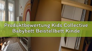 Produktbewertung Kids Collective Babybett Beistellbett Kinderbett 60x120 cm mit Schublade Hausbett B