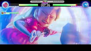 The Super Mario Galaxy Movie  Pr Peach U0026 Rosalina Vs Boomsday Machine Final Battle With Healthbars