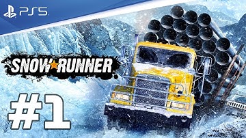 SnowRunner - NEXT-GENERATION OFF-ROAD EXPERIENCE | PS5 | G29 - Gameplay Walkthrough - Part 1 Intro