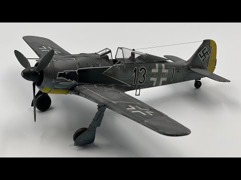 TAMIYA 1/48 FOCKE WOULF Fw190 A-3 (part2) - YouTube
