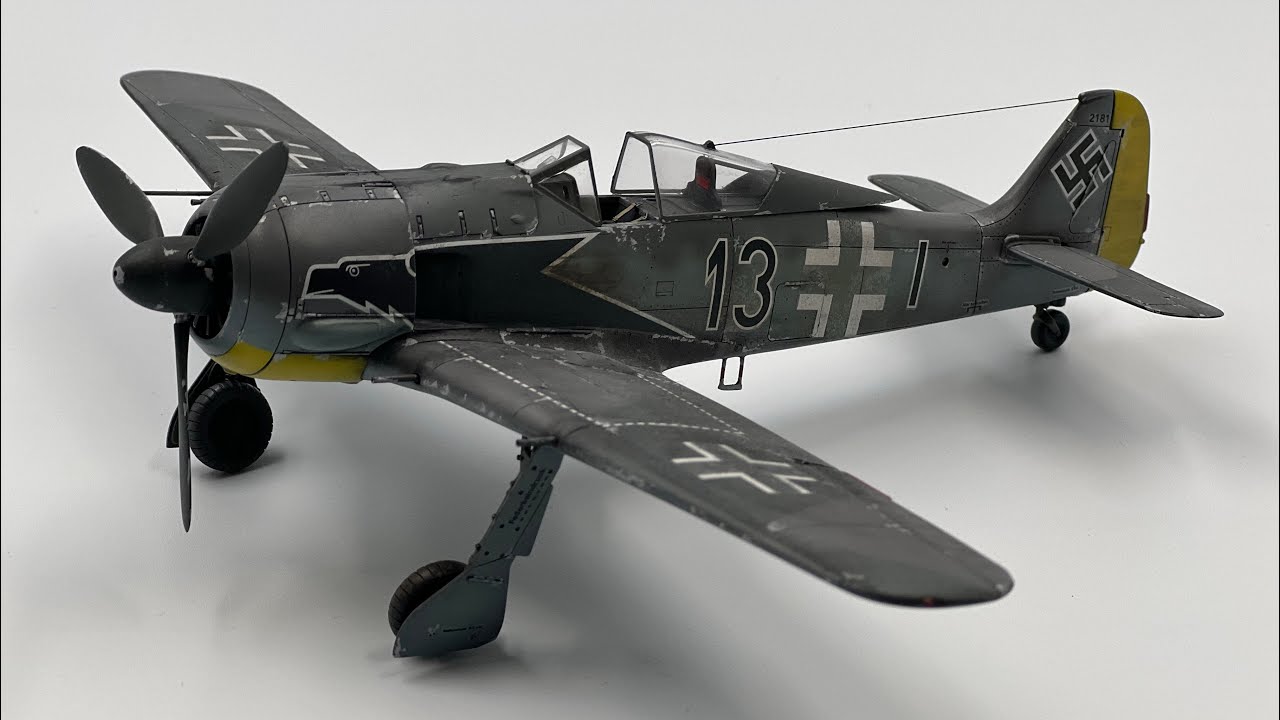TAMIYA 1/48 FOCKE WOULF Fw190 A-3 (part2) - YouTube