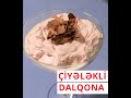 Ramazanda iftara özəl çiyələkli dalqona deserti