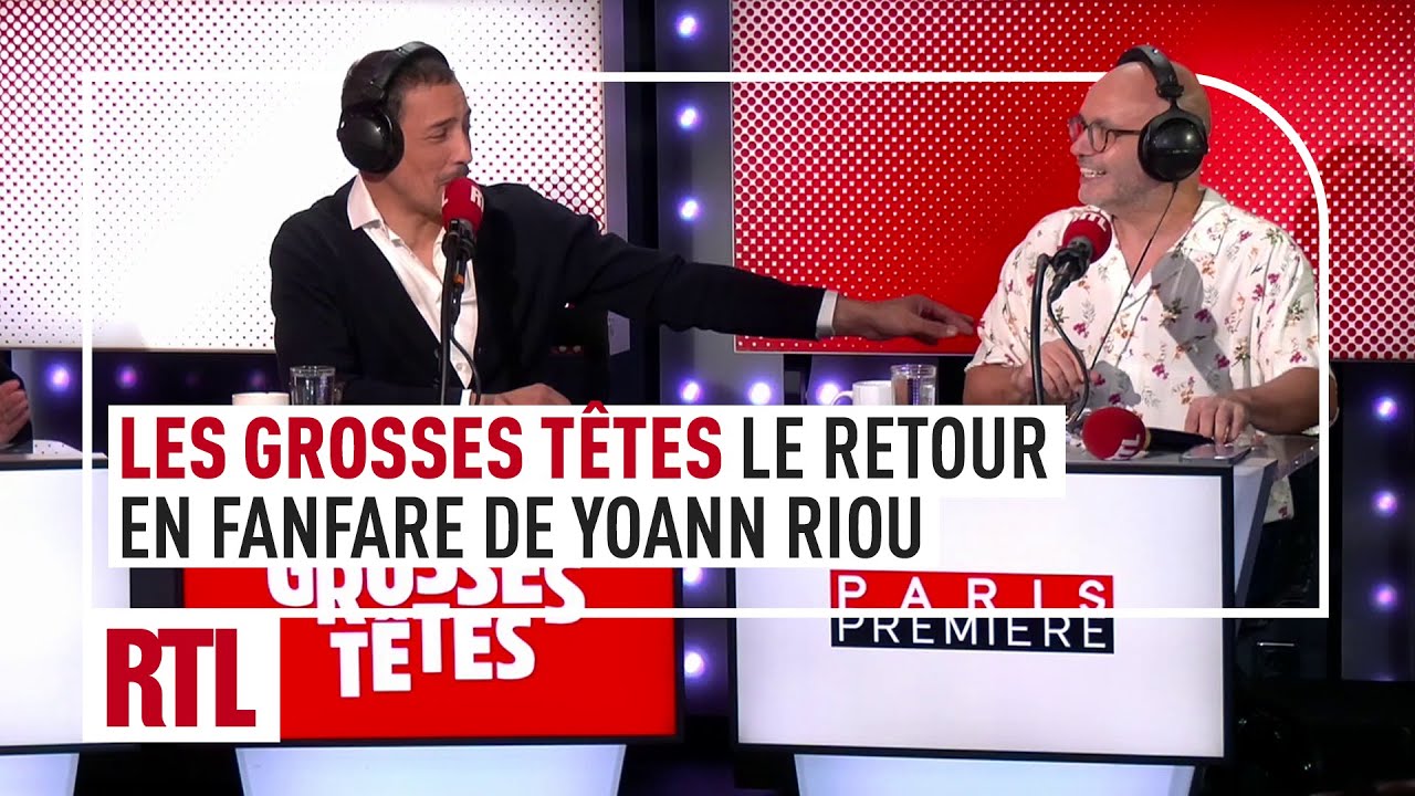 Les Grosses Têtes : le retour en fanfare de Yoann Riou