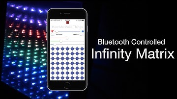 Infinity LED Matrix Mirror - Bluetooth Controlled: DIY