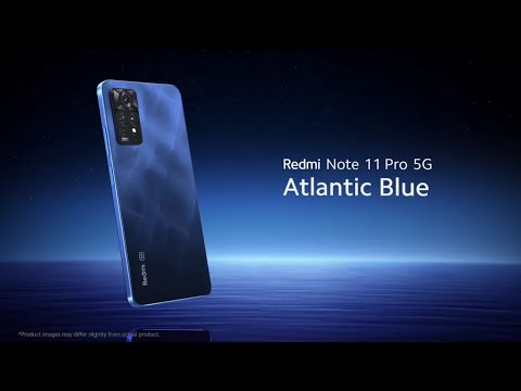 Redmi Note 11 Pro 5G - Color Atlantic Blue - YouTube