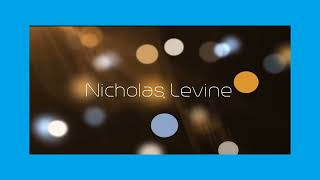 Nicholas Levine - appearance