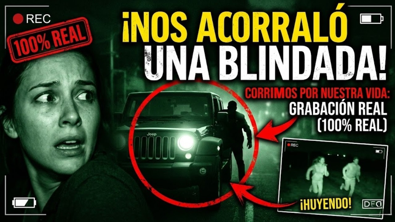 Corrimos por nuestra VIDA: Nos acorraló una JEEP BLINDADA (100% REAL).