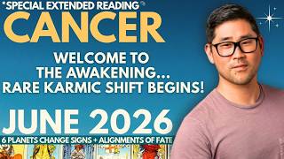 Cancer June 2026 - YOUR ENTIRE LIFE IS ABOUT TO CHANGE LIKE YOU NEVER IMAGINED 🌠 Tarot Horoscope