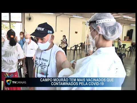 Campo Mourão tem mais vacinados que contaminados pela COVID-19