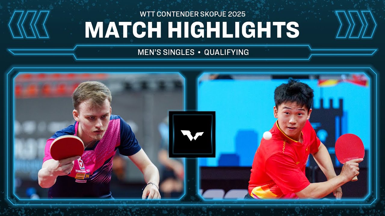 Maciej Kolodziejczyk vs Li Tianyang | MS Qual | WTT Contender Skopje 2025