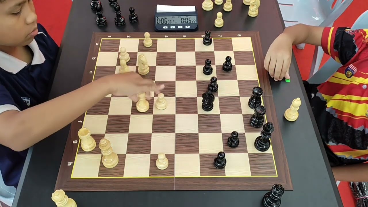 Annas Vs Amir Zachery...Ikon Catur U12 Kipmall Senawang.