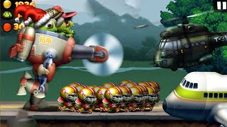 Quarterbacks & Mecha Fight with army helicopters and airplanes - Zombie Tsunami Max Level 197 screenshot 2
