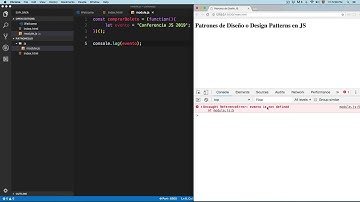 El Patrón  Module JavaScript ( VIDEO 1 DE 2)