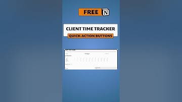 Free Client Time Tracker Tool | Notion Template