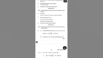 Bsc 6th sem Math (UG) Old paper #viral #shorts #ytshorts