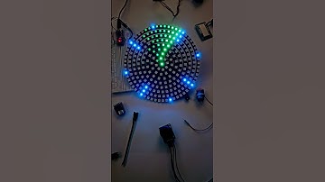 Arduino Mega LED RADAR with Indicators! #arduino #radar #mechatronics