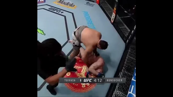 Tai Tuivasa KNOCKS OUT Harry Hunsucker