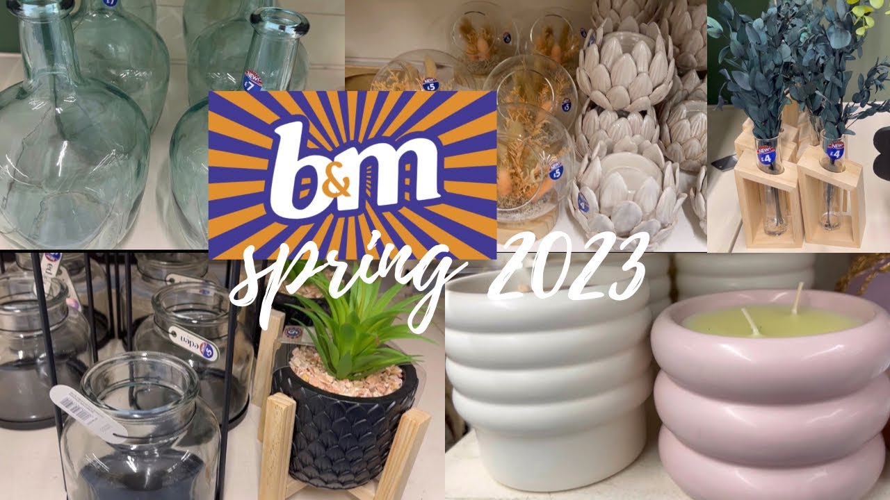 WHAT’S NEW IN B&M | FEBRUARY 2023 | SPRING HOME DECOR | SHOP WITH ME | Nuzlifestyle