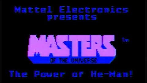 He-Man Masters of the Universe Intellivision Livestream