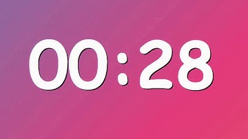 1 minute coutdown timer