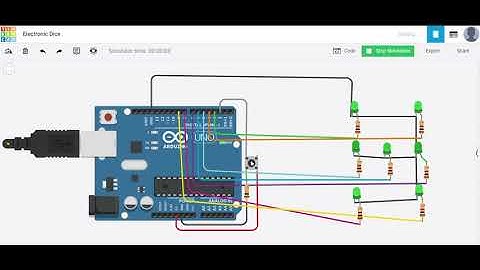 Electronic Dice | Implementation | TinkerCAD Arduino Project Series |