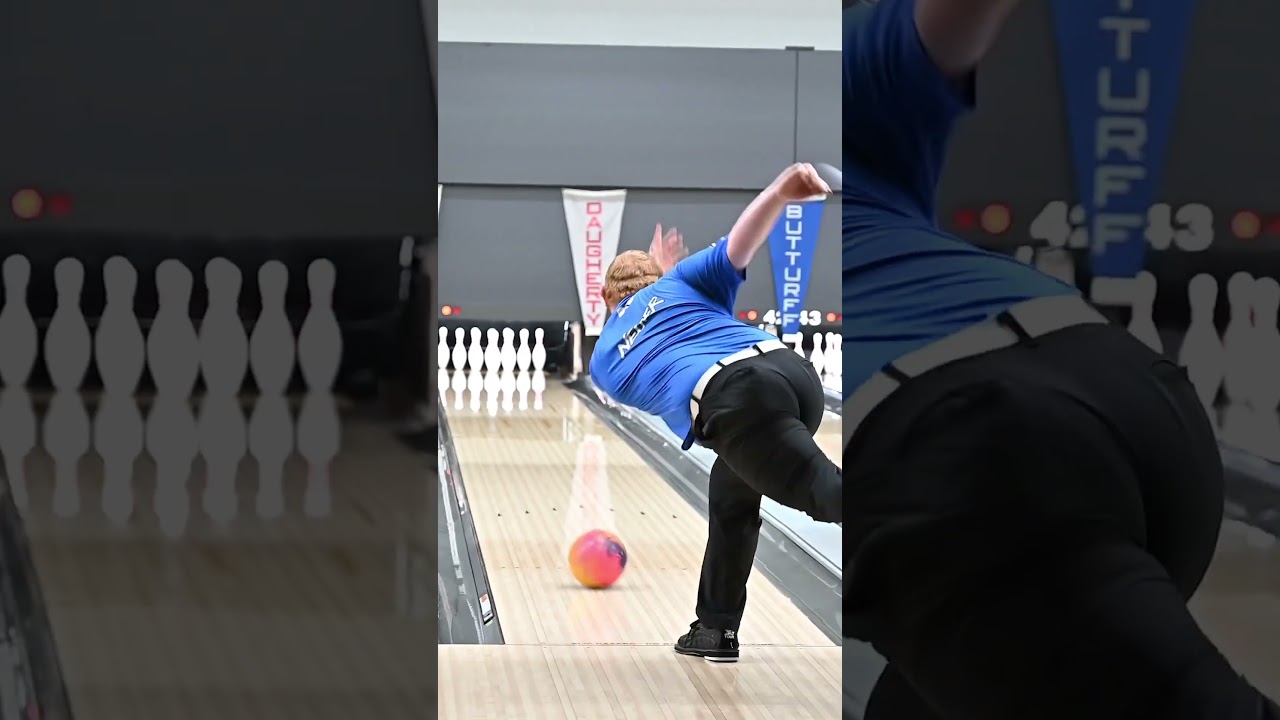 Anthony Neuer SMOOTH DELIVERY at the 2023 PBA Wichita Classic Bowling Tournament 
