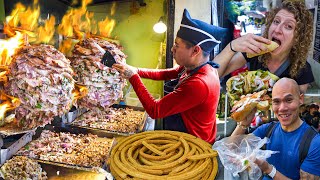 INSANE Mexican Street Food Tour in CDMX  OLDEST CHURROS IN MEXICO CITY + BEST MEXICAN STREET TACOS