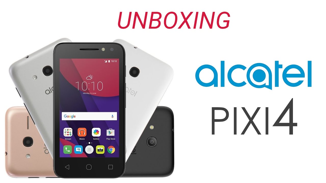 Unboxing Alcatel Pixi 4 - YouTube