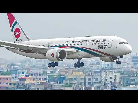🇧🇩✈️ 20 Minutes of Dhaka Aviation Rush! | Exciting Plane Spotting at DAC Airport (DAC/VGHS)
