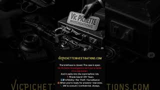 Vic Pichette Investigations | The Name That Walks In First