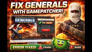 Celebrity FIX Generals Zero Hour CRASH & ERRORS 🔥 (GamePatcher Full Guide 2026) Profile