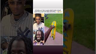 Celebrity Steven Jo the chain snatcher crazy ahh pulls up On Deelodoitall 😳🤷🏽‍♂️😂😭 Wealth