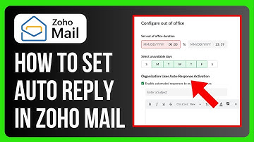 How to Set Auto Reply in Zoho Mail