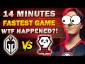 14 MIN FASTEST GG ON BALI MAJOR - GG vs 9Pandas - WTF HAPPENED with Kiyotaka Tinker?!